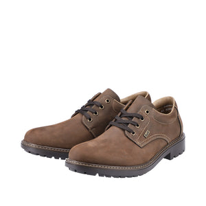 Rieker B4610-22 Brown Mens Casual Comfort Lace Up Shoes