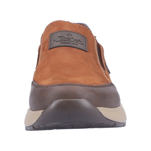Rieker B7654-22 Brown Mens Casual Comfort Slip On Shoes