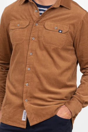 Brakeburn Mens Tan Cord Shirt