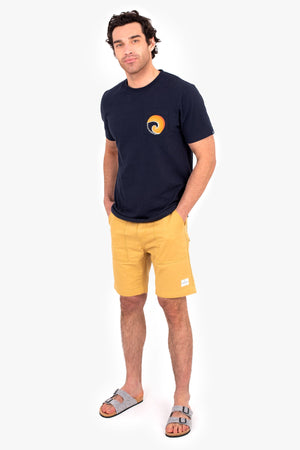 Brakeburn Drawstring Yellow Utility Shorts