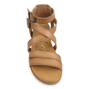 Blowfish Fandie BF9000 Arabian Sand Dyecut Womens Vegan Casual Comfort Open Toe Sandals