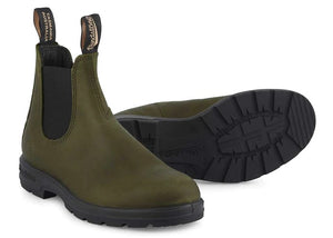 Blundstone 2052 Dark Green Unisex Premium Leather Stylish Chelsea Boots