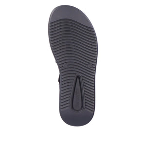 Remonte D0L50-00 Black Womens Casual Comfort Leather Buckle Sandals