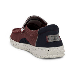 Dude Mikka Hawk Lava Mens Stretch knit Relaxed Fit Slip On Shoes
