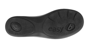 Easy B 70218A Bliss 2 Black 2 V Women's Touch Fastening Open Toe Shoes Sandals