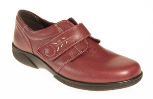 EasyB 78315R Healey Russet Red 2E Leather Wide fit Comfort Shoes
