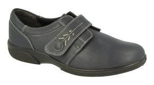 EasyB 78315N Healey Dark Navy EE Womens Casual Comfort Wide Fit Shoes