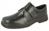 EasyB 89190X Reece2 Black 2V Mens Casual Comfort Leather Shoes