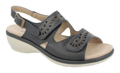 EasyB 78519N Maple Navy (2V) Womens Casual Comfort Sandals