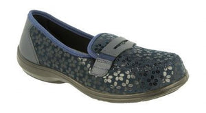 EasyB 78753N Cooper Navy (2V) Womens Casual Comfort Stretch Loafers
