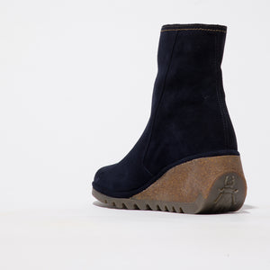 Fly London NELA407FLY Navy Womens Stylish Comfort Suede Ankle Boots