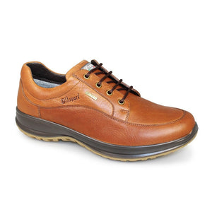 Grisport Livingston Tan Mens Lace Up Walking Real Leather Lightweight Shoes