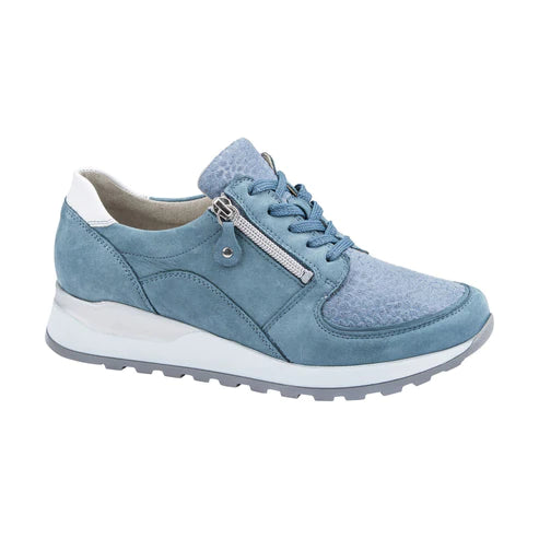 Waldlaufer Hiroko Denim Womens Wide Fitting Trainers