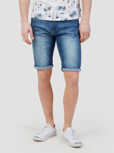 Mish Mash 2135 Paul Light Denim Mens Shorts