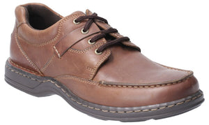 Hush Puppies Randall II Brown Mens Casual Comfort Lace Up Leather Shoes