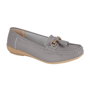 Jo & Joe Nautical Fossil Womens Slip On Leather Loafers Moccasin Casual Shoes