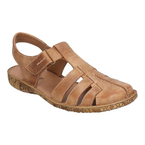 Josef Seibel Rosalie 48 Cognac Womens Casual Comfort Leather Sandals