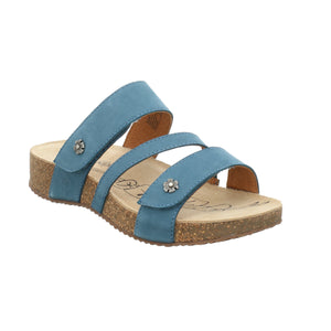 Josef Seibel Tonga 54 Azur Womens Casual Comfort Leather Sandals
