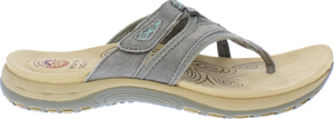 Earth Spirit Juliet Frost Grey Womens Casual Comfort Leather Toe Post Sandals