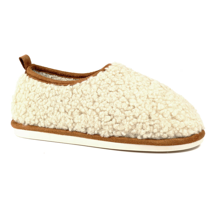 Lunar KLB016 Lorella Cream Womens Comfort Slippers