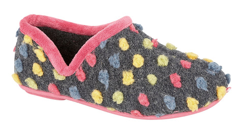 Sleepers LS311M Jade Fuschia Multi Womens Comfort Slippers