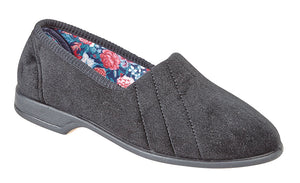 Sleepers LS392A Audrey Black Womens Casual Comfort Slipper