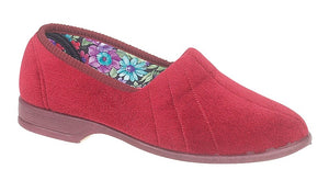 Sleepers LS392D Audrey Red Womens Casual Comfort Slippers