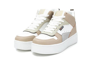 Refresh 170476 Womens Taupe Beige Multi Chunky High Top Trainer