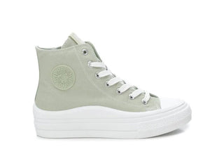 Refresh 170676 Womens Aqua Chunky High Top Trainer