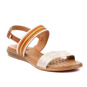 Lunar JLH328 Sandy Beige Womens Casual Comfort Summer Slingback  Sandals