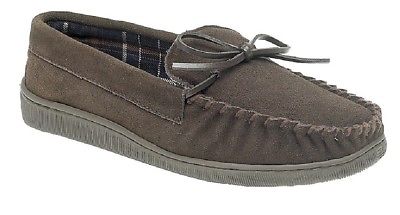 Sleepers MS461BX Adie Brown Mens Casual Comfort Suede Slippers