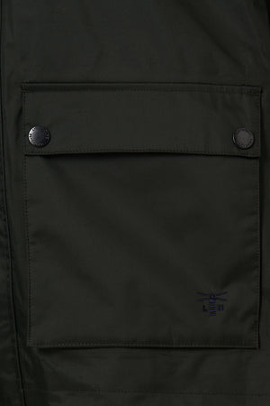 Lighthouse Mens Oxford Hunter Green Hooded Coat
