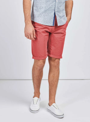 Mish Mash 2189 Weymouth Red Mens Chino Shorts