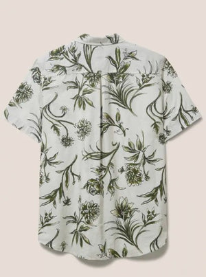 White Stuff Painted Floral Shirt
