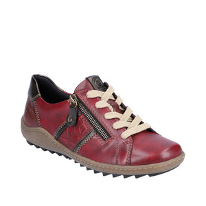 Remonte R1426-35 Red Combination Womens Casual Comfort Leather Shoes