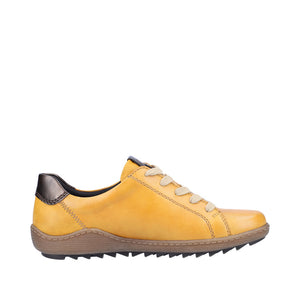 Remonte R1426-69 Yellow Combination Womens Casual Comfort Leather Shoes