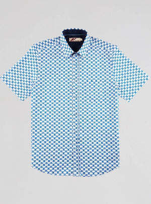 Mish Mash 2293 Lapwing Blue S/S Shirt
