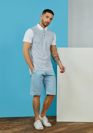 Mish Mash 2961 Noro White Polo Shirt