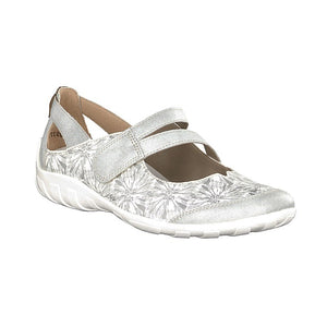 Remonte R3427-80 White Combination Womens Mary Jane Style Touch Fastening Shoes