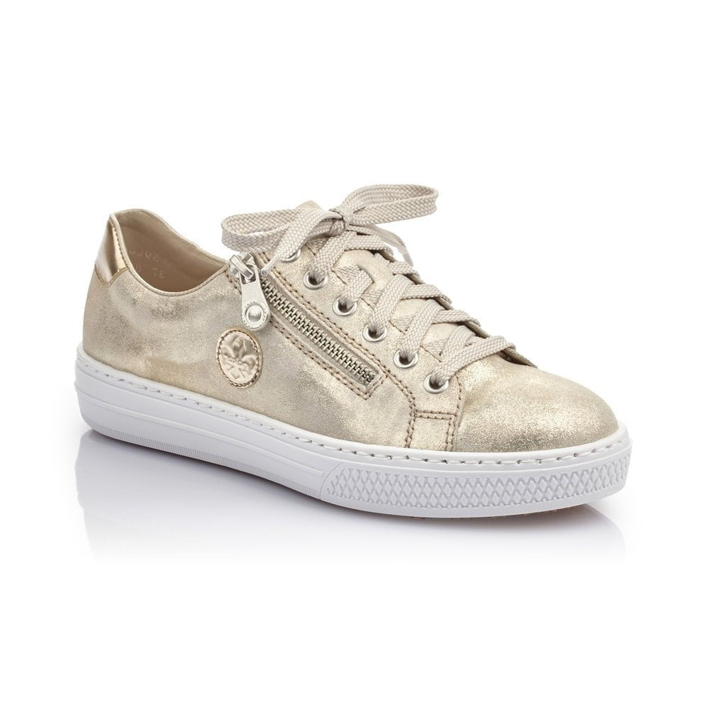 Rieker L59L8-62 Gold Womens Casual Comfort Shoes – The Shoe Centre