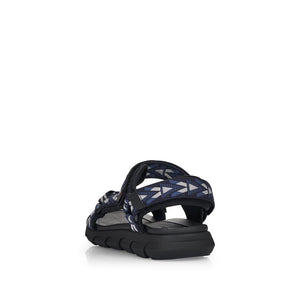 Rieker Revolution 20802-14 Black Mens Casual Comfort Sandals