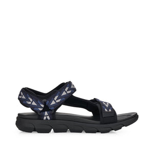 Rieker Revolution 20802-14 Black Mens Casual Comfort Sandals