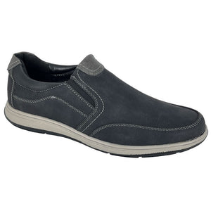 Scimitar M353A Black Mens Casual Comfort Slip On Shoes