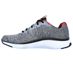Skechers 52758/GYBK Grey and Black Mens Casual Comfort Lace Up Trainers