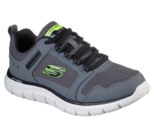 Skechers 232001/CCBK Charcoal Mens Casual Comfort Lace Up Trainers