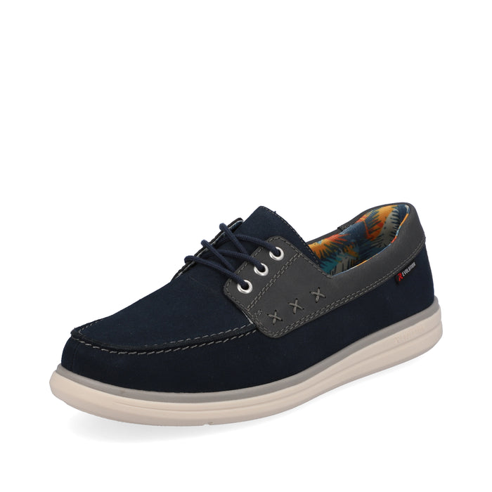 Rieker Revolution U0601-14 Navy Mens Casual Comfort Boat Deck Shoe