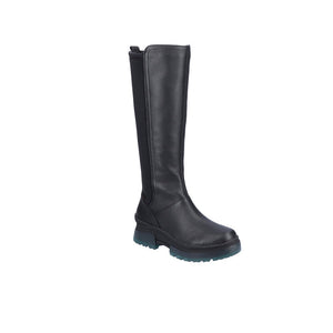 Rieker Revolution W0391-00 Black Womens Casual Comfort Long Boot