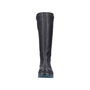 Rieker Revolution W0391-00 Black Womens Casual Comfort Long Boot