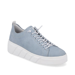 Rieker R-Evolution W0500-12 Blue Womens Casual Comfort Chunky Sole Trainers