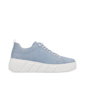 Rieker R-Evolution W0500-12 Blue Womens Casual Comfort Chunky Sole Trainers